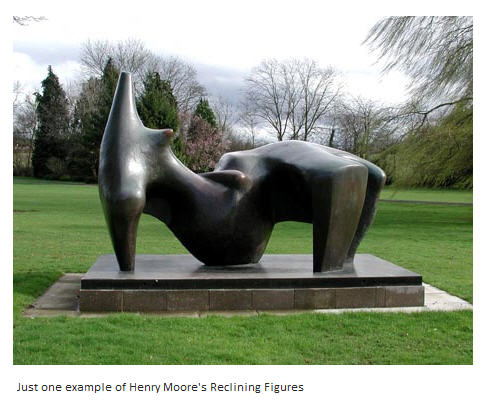 Henry Moore example of Reclining Figure