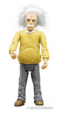 action figure Albert Einstein Library of Congress and Accoutrements dot com