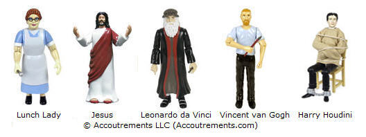 action figures additional backup courtesy Accoutrements dot com