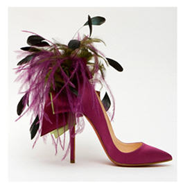 Louboutins feathers