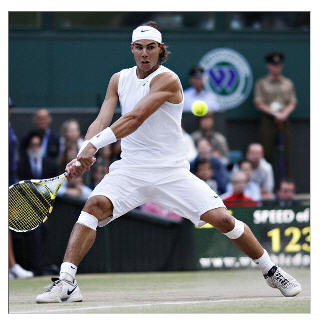 tennis Nadal Wimbledon 2008