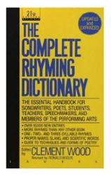 The Complete Rhyming Dictionary courtesy Amazon dot com